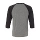 Bella + Canvas® Triblend Unisex Baseball 3/4-Sleeve Tee