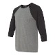 Bella + Canvas® Triblend Unisex Baseball 3/4-Sleeve Tee