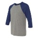 Bella + Canvas® Triblend Unisex Baseball 3/4-Sleeve Tee