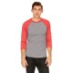 Bella + Canvas® Triblend Unisex Baseball 3/4-Sleeve Tee