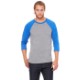 Bella + Canvas® Triblend Unisex Baseball 3/4-Sleeve Tee