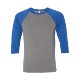 Bella + Canvas® Triblend Unisex Baseball 3/4-Sleeve Tee