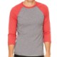 Bella + Canvas® Triblend Unisex Baseball 3/4-Sleeve Tee