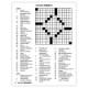 Large Print Crossword Puzzle Book with Pencil - Vol. 1
