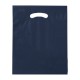 Fold-Over Reinforced Die Cut Plastic Bag, 12" x 15"