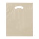 Fold-Over Reinforced Die Cut Plastic Bag, 12" x 15"