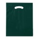 Fold-Over Reinforced Die Cut Plastic Bag, 12" x 15"