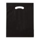 Fold-Over Reinforced Die Cut Plastic Bag, 12" x 15"