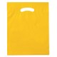Fold-Over Reinforced Die Cut Plastic Bag, 15" x 19"