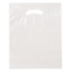 Fold-Over Reinforced Die Cut Plastic Bag, 15" x 19"