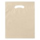 Fold-Over Reinforced Die Cut Plastic Bag, 15" x 19"