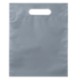 Fold-Over Reinforced Die Cut Plastic Bag, 15" x 19"