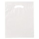 Fold-Over Reinforced Die Cut Plastic Bag, 15" x 19"