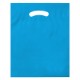 Fold-Over Reinforced Die Cut Plastic Bag, 15" x 19"