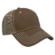 Heavy Contrast Stitch Chino Constructed Cap with Realtree® Camo Back