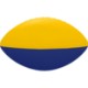 Foam Two-Toned Football, 7"