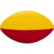 Foam Two-Toned Football, 7"