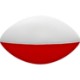 Foam Two-Toned Football, 7"