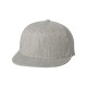 Flexfit® Wool Blend Constructed Fitted Flat Bill Cap