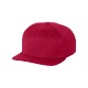 Flexfit® Wool Blend Flat Bill Snapback Constructed Cap