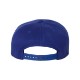 Flexfit® Wool Blend Flat Bill Snapback Constructed Cap