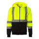ML Kishigo® Hi-Vis Hooded Full-Zip Men's Sweatshirt