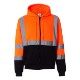 ML Kishigo® Hi-Vis Hooded Full-Zip Men's Sweatshirt