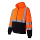 ML Kishigo® Hi-Vis Hooded Full-Zip Men's Sweatshirt
