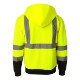 ML Kishigo® Hi-Vis Hooded Full-Zip Men's Sweatshirt