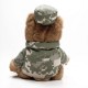 Digital Camo Plush Bear, 8"