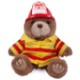 Firefighter Plush Bear, 8"