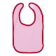 Rabbit Skins® Ringspun Cotton Jersey Contrast Color Infant Bib