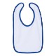 Rabbit Skins® Ringspun Cotton Jersey Contrast Color Infant Bib