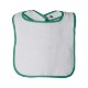 Rabbit Skins® Cotton Terry Contrast Color Infant Snap Bib