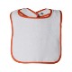 Rabbit Skins® Cotton Terry Contrast Color Infant Snap Bib