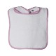 Rabbit Skins® Cotton Terry Contrast Color Infant Snap Bib