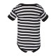 Rabbit Skins® Dots & Stripes Ringspun Cotton Lap Shoulder Infant Creeper