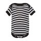 Rabbit Skins® Dots & Stripes Ringspun Cotton Lap Shoulder Infant Creeper