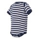 Rabbit Skins® Dots & Stripes Ringspun Cotton Lap Shoulder Infant Creeper