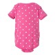 Rabbit Skins® Dots & Stripes Ringspun Cotton Lap Shoulder Infant Creeper