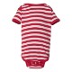 Rabbit Skins® Dots & Stripes Ringspun Cotton Lap Shoulder Infant Creeper