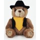 Cowboy Plush Bear, 8"