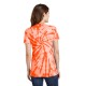 Port & Company® Essential Tie-Dye V Neck Ladies' Tee