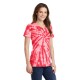 Port & Company® Essential Tie-Dye V Neck Ladies' Tee