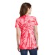 Port & Company® Essential Tie-Dye V Neck Ladies' Tee