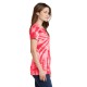 Port & Company® Essential Tie-Dye V Neck Ladies' Tee