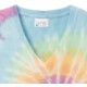 Port & Company® Essential Tie-Dye V Neck Ladies' Tee