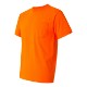 JERZEES® Dri-Power® Active 50/50 Men's Performance Pocket Tee, Safety Colors