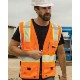 ML Kishigo® Black Series Heavy Duty Safety Vest