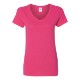 Gildan® Heavy Cotton™ 100% Cotton Ladies' V Neck Tee